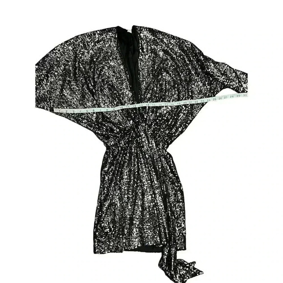 Ramy Brook Black Sequin Cocktail Dress Size XS - Picture 8 of 11